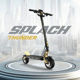 SPLACH Thunder: Silky Smooth Dual-Motor eScooter