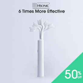 Hsonic-The Most Easy to Use 6D Electric Toothbrush