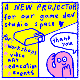 A new projector for running workshops