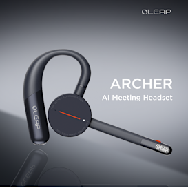 Oleap Archer Headset: Record,Transcribe,Summarize