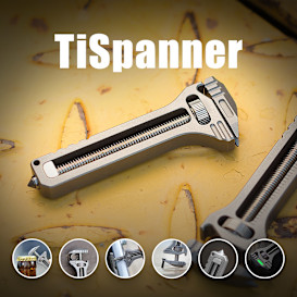 TiSpanner: Compact Titanium Multitool within Reach
