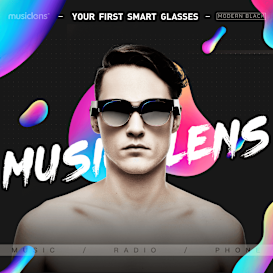 MusicLens: Advanced Bone Conduction Audio Glasses