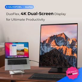 DuoFlex: 4K Dual-Screen for Maximum Productivity