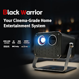 Black Warrior:4K RGB 3D GTV KTV Projector