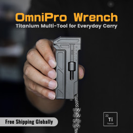 The OmniPro Wrench - Titanium Multi-Tool for EDC