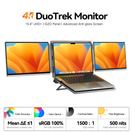 DuoTrek LR13U Dual 13.4-inch 4K Screens for Laptop