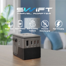 Swift: The 120W Type-C 3rd Gen. GaN 12-in-1 Travel