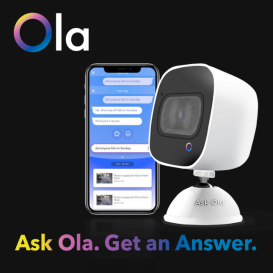 Ask OLA! 2 Way Voice Command Smart Security Camera