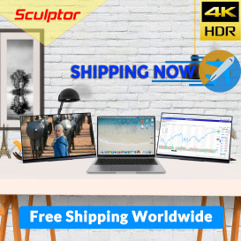 Sculptor: Auto-Rotating 4K Touchscreen Monitor