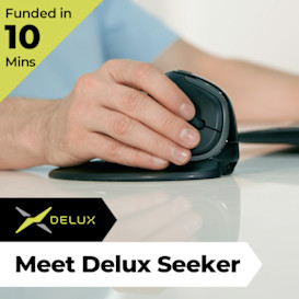 Delux Seeker: Ergonomic Mouse with OLED Screen