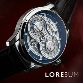 LORESUM LS01 watch inspired by famous railway map