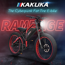 Kakuka Rampage: The Cyberpunk Fat Tire E-bike
