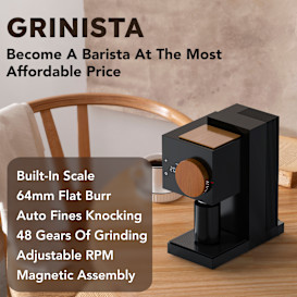 Grinista: Professional Grinder with Built-in Scale