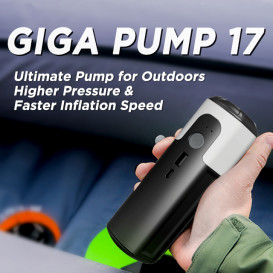 GIGA PUMP 17 Air Pump:2.5x Speed Ultra Bright