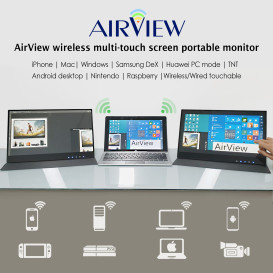 AirView Wireless Touchscreen Portable Monitor