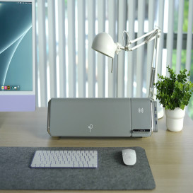 YOFHO Prisma: 3-in-1 Desktop Space Saver
