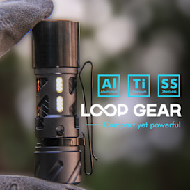 LOOP GEAR-Compact Illuminating EDC Flashlight