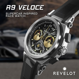 REVELOT R9 VELOCE Supercar Inspired Racing Watch