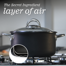 AirTaste: Multi-functional Cookware with Air-Layer