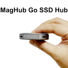 MagHub Go Portable SSD 3-in-1 Hub with Fingerprint