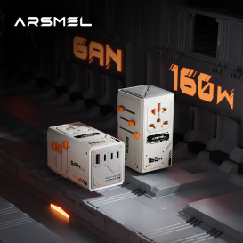 World's First Mecha All-in-One 160W Travel Adapter