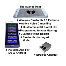 THE AVANCO HEAR - Earbuds with Hearing Aid Mode