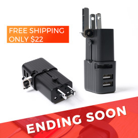Evo-The Smallest Global Travel Adapter
