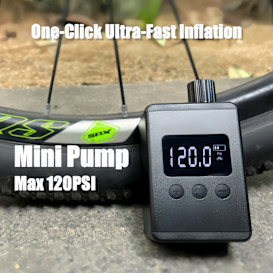 World's Ultimate Lightest & Portable 120PSI Pump