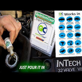 QuantumCoat: More HP, MPG, Stops Engine Wear