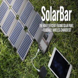 SolarBar: Most Efficient Solar Wireless Charger