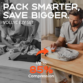 VOLLYC EZY Organizer Set: Pack Your Trip with Ease