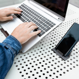 The Paper Thin Foldable Stand for Laptop and Phone