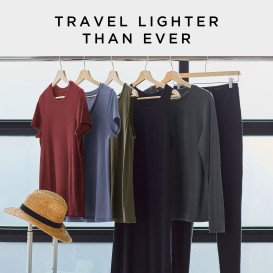 Travel Capsule Wardrobe: Wash-Less Travel Clothes
