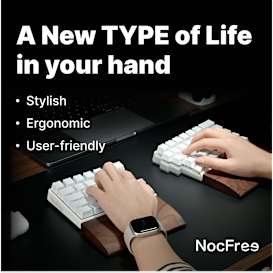 NocFree Lite - Split Wireless Mechanical Keyboard