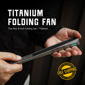 The Galaxy: Titanium EDC Kung Fu Folding Fan