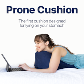 Prone Cushion: An ergonomic cushion for lying down