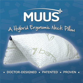 MUUS Prime: The Hybrid Ergonomic Neck Pillow