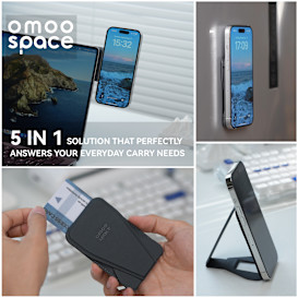 OMOOSPACE: Your Versatile Phone Mount& Wallet