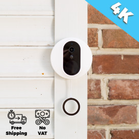 Feels:World's first 4k AI camera Security Doorbell