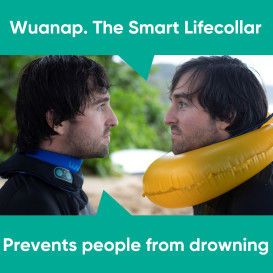 Wuanap. The Smart LifeCollar prevents drowning