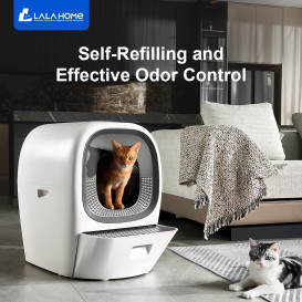 LALAHOME RealScooper: Smart Self-Refill Litter Box