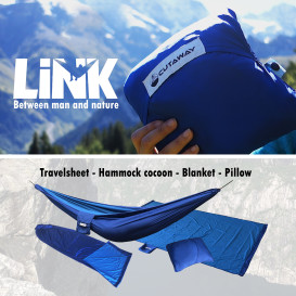 LINK - versatile blanket, hammock, travelsheet