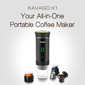 KavaGo K1 - Your All-in-One Portable Coffee Maker