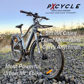 pXcycle Most Powerful Urban Mountain eBike