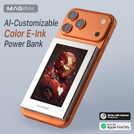 MagInk: AI Customizable Smart E-Ink Power Bank