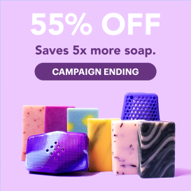 Sud Stud V2: Smart Soap Saver w Lathering Bristles