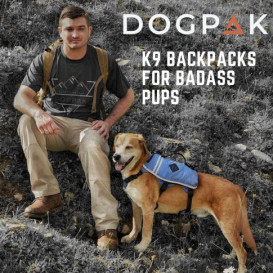 Waterproof Dog Backpack for K9 Rescue & Adventure