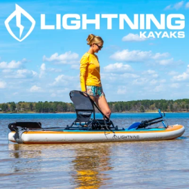 Lightning Kayaks AIR 9: Inflatable Pedal Board