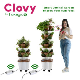 Grow Smart with Clovy: Your New Vertical Garden
