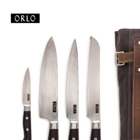 ORLO: The 4 Kitchen Knives You Need and Knife Roll